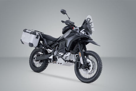 TRAX ADV aluminium case system Silver. 45/37 l. CFMoto 800MT - X (24 - ). - SW - Motech UK