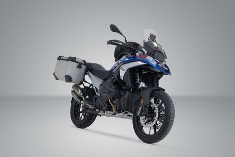 TRAX ADV aluminium case system Silver. 45/45 l. BMW R 1300 GS (23 - ). - SW - Motech UK