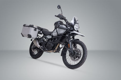 TRAX ADV aluminium case system Silver. 45/45L. Royal Enfield Himalayan 450 (23 - ). - SW - Motech UK