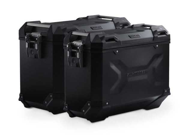 TRAX ADV aluminium case system Suzuki V - Strom 1050 DE (22 - ) 45/37 Litre Black - SW - Motech UK