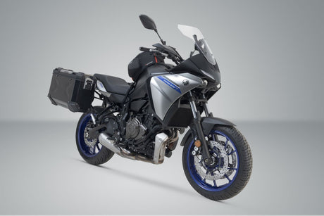 TRAX ADV aluminium case system Yamaha MT - 07 Tracer (16 - ) 37/37 Litre Black - SW - Motech UK