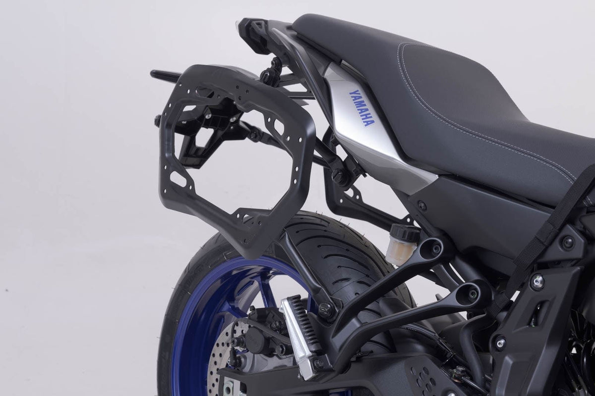 TRAX ADV aluminium case system Yamaha MT-07 Tracer (16-) 45/45 Litre Black - SW-Motech UK
