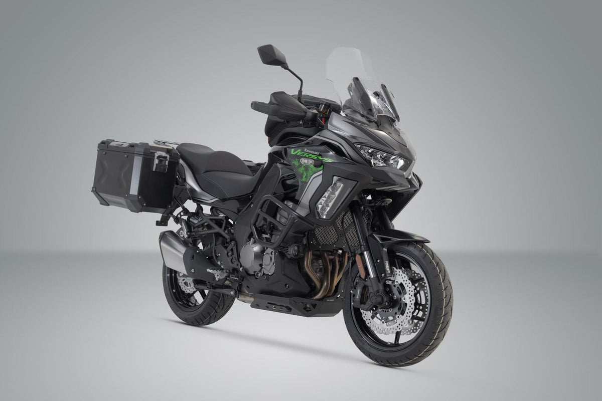 TRAX ADV aluminum case system Kawasaki Versys 1000 / 1000 S (18-) 45/45 litre Black - SW-Motech UK