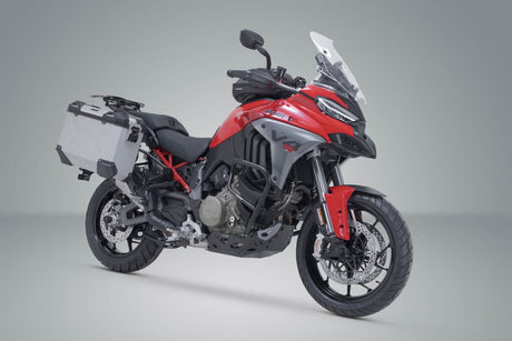 TRAX ADV aluminum case system Silver 37/37 l. Ducati Multistrada V4 (20 - ). - SW - Motech UK