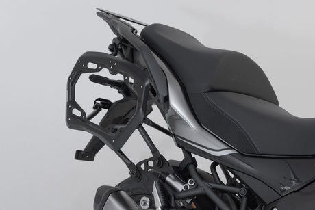 TRAX ADV aluminum case system Silver. 45/45 l. Kawa Versys 1000 / 1000 S (18 - ). - SW - Motech UK