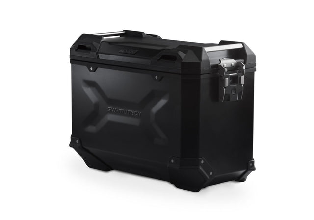 TRAX ADV L Side Case Aluminum 45 litre Right Black - SW - Motech UK