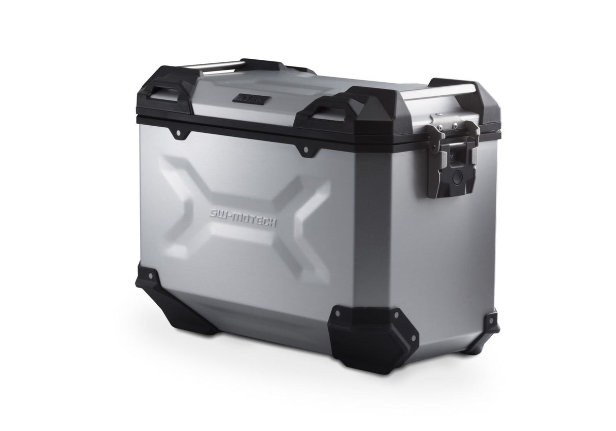 TRAX ADV L Side Case Aluminum 45 litre Right Silver - SW - Motech UK