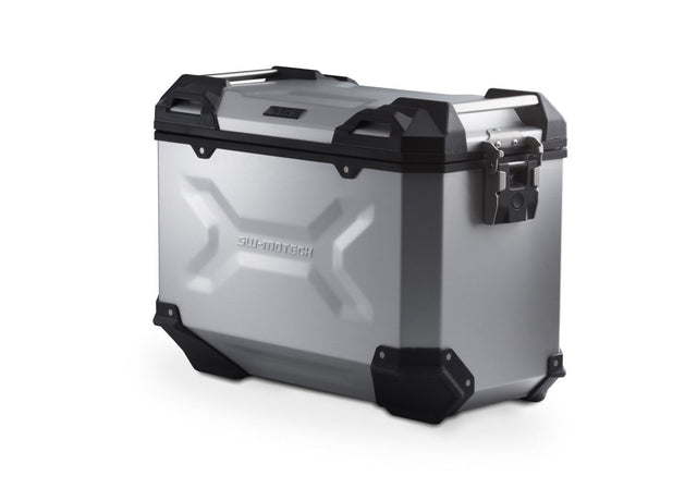 TRAX ADV L Side Case Aluminum 45 litre Right Silver - SW - Motech UK