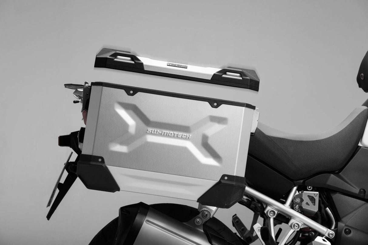 TRAX ADV M Side case Aluminum 37 litre Left Black - SW - Motech UK