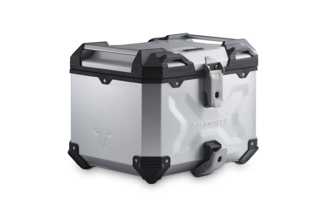 TRAX ADV Top Case System BMW R 1250 GS / Adv (21-) Rallye Seat Silver - SW-Motech UK
