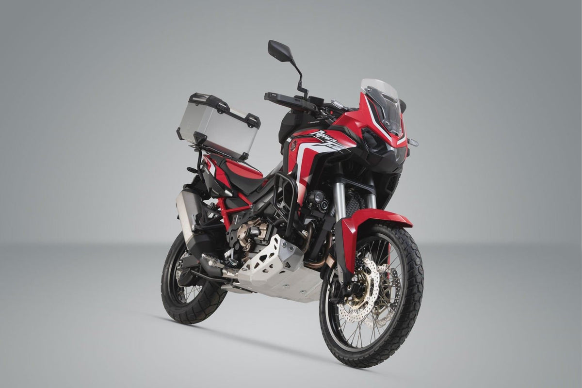 TRAX ADV Top Case System Honda CRF1100L Africa Twin (19-21) Silver - SW-Motech UK