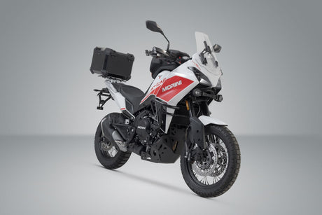 TRAX ADV top case system Moto Morini X-Cape 650 (21-) Black - SW-Motech UK