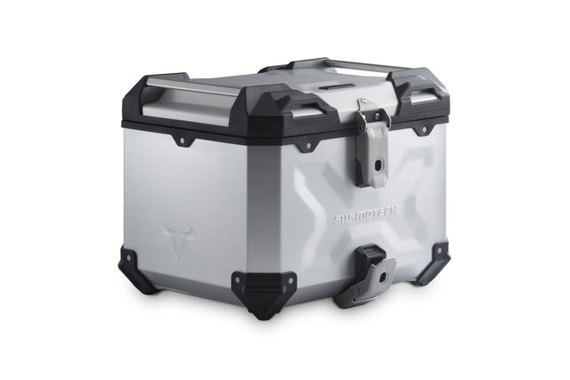 TRAX ADV top case system Silver. Yamaha Tracer 7 / GT (25 - ). - SW - Motech UK