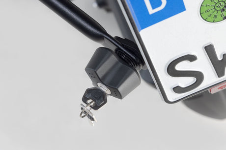 TRAX lock set with anti - theft protection EVO Anti - theft protection 9 matching locks, 2 keys - SW - Motech UK