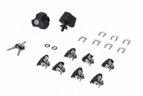 TRAX Lock Set with Anti - theft Protection PRO 9 matching locks, 2 keys - SW - Motech UK