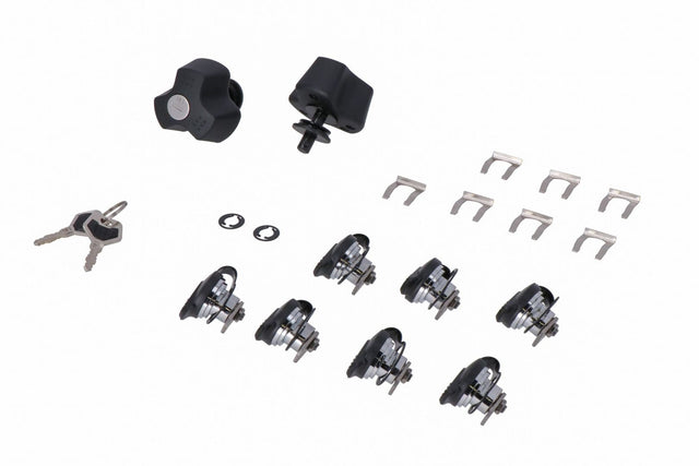 TRAX Lock Set with Anti - theft Protection PRO 9 matching locks, 2 keys - SW - Motech UK