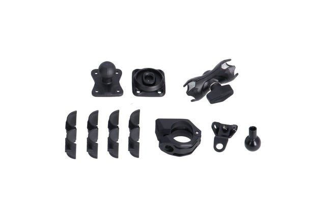 Universal GPS Mount Kit with T - Lock Incl. 2" socket arm, for handlebar/mirror thread - SW - Motech UK