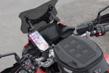 Universal GPS Mount Kit with T-Lock Smartphone Incl. 2" socket arm, for handlebar/mirror thread - SW-Motech UK
