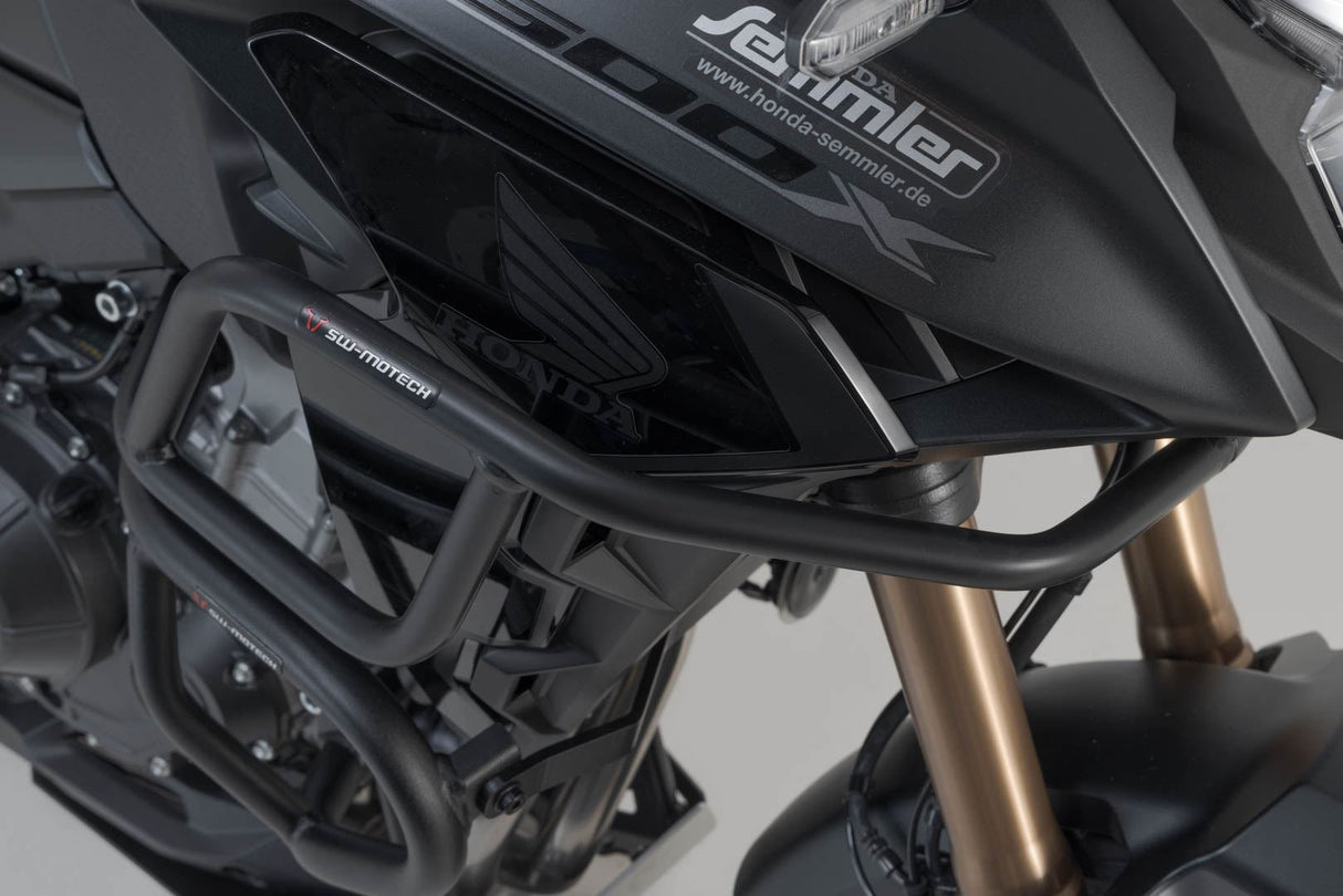 Upper crash bar Honda CB500X (18 - ) Black - SW - Motech UK