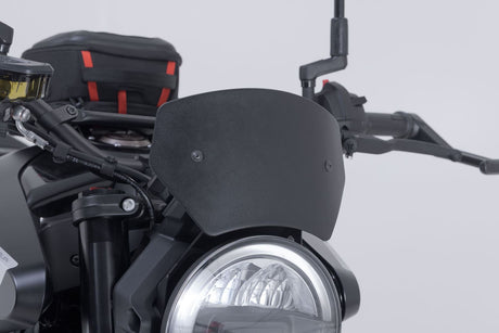 Windscreen Black. Husqvarna Svartpilen 801 (24 - ). - SW - Motech UK