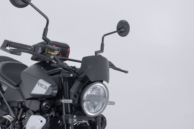 Windscreen Black. Husqvarna Svartpilen 801 (24 - ). - SW - Motech UK