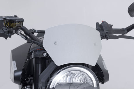 Windscreen Grey. Husqvarna Svartpilen 801 (24 - ). - SW - Motech UK