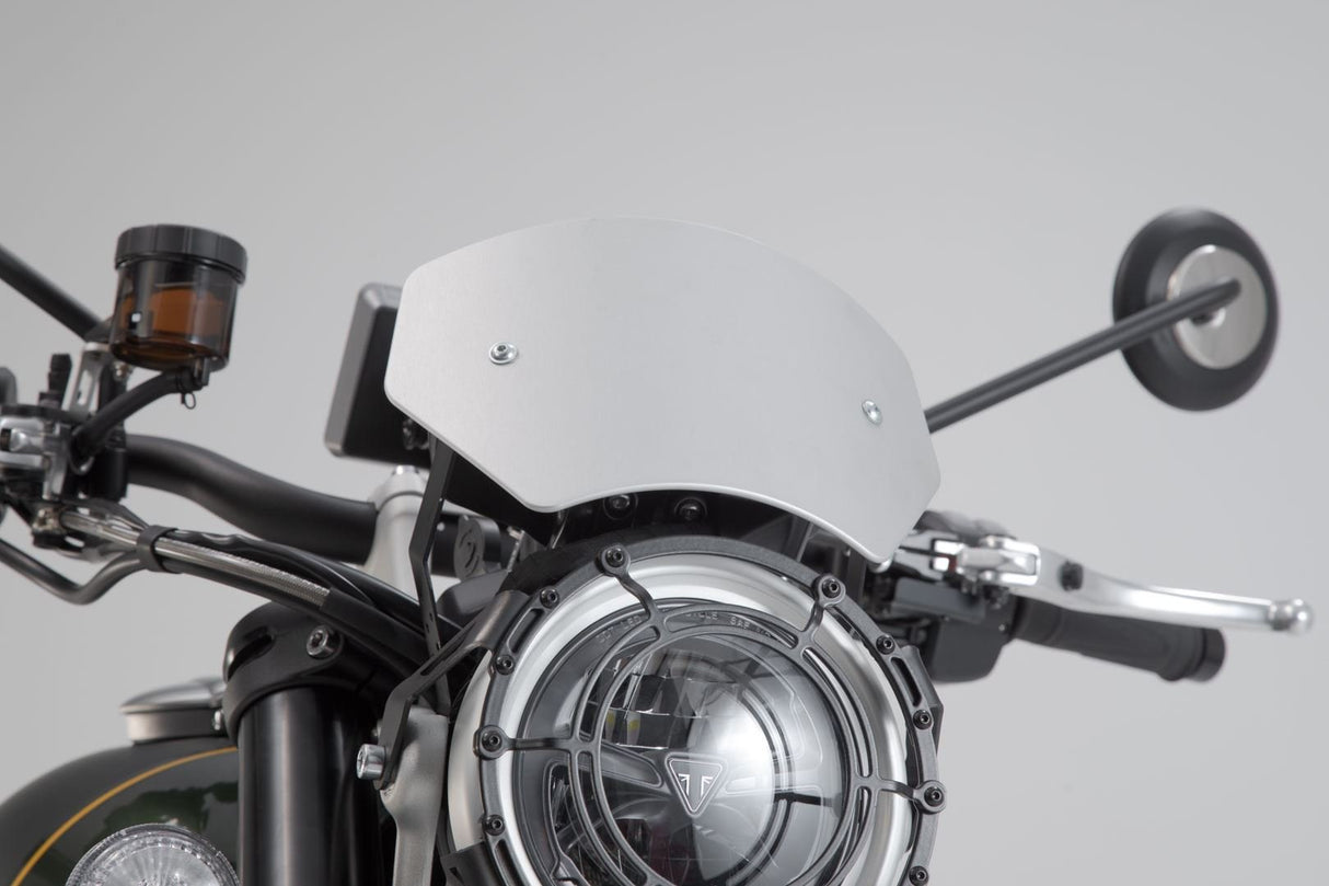Windscreen Triumph Scrambler 1200 XC / XE (18 - ). Grey - SW - Motech UK