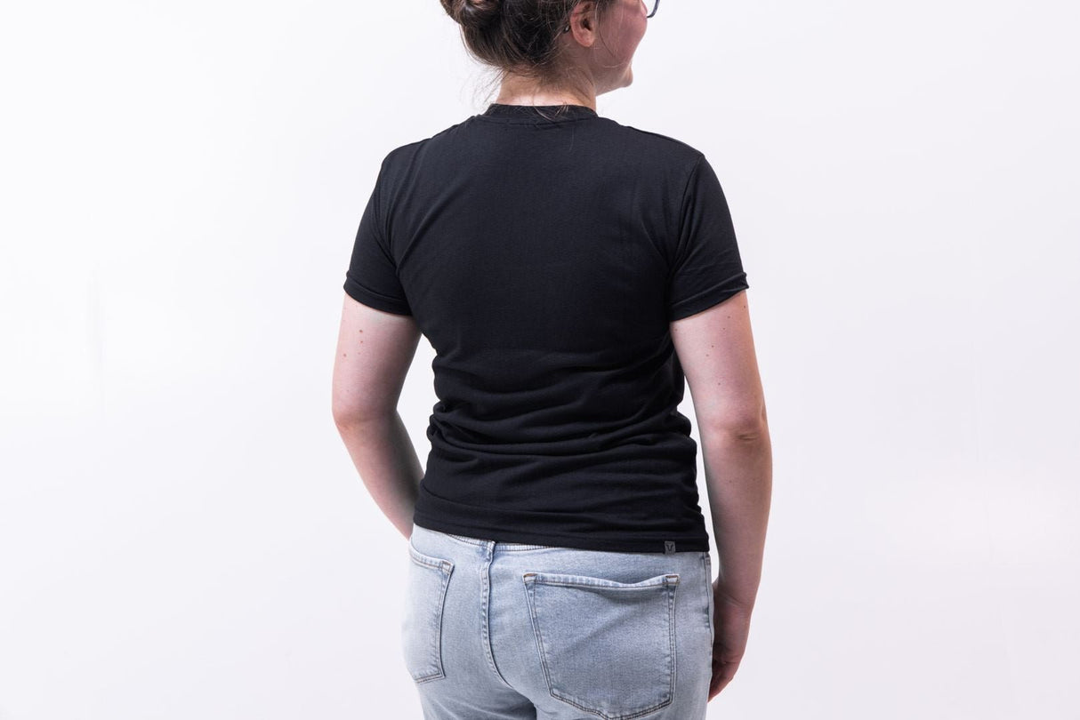 Womens T-shirt  Black Edition Street Line. Black. Womens. Size L. - SW - Motech UK
