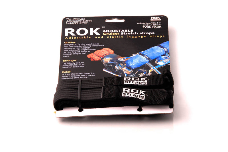 ROK Straps 2 adjustable straps 500-1500 mm Black