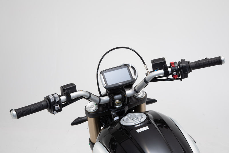 GPS Mount for Handlebar Ducati Scrambler 1100 Sport (17-) Black