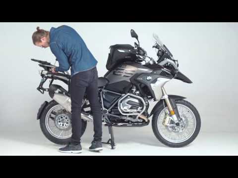 TRAX ADV Aluminium Case System 37/37 litre BMW R 1200 R/RS, R 1250 R/RS Black