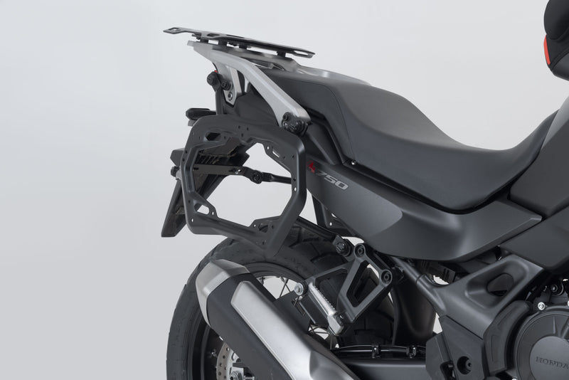 TRAX ADV aluminium case system Honda XL750 Transalp (22-) 37/37 litre Black
