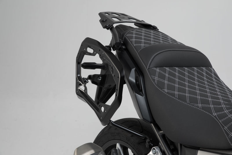 TRAX ADV Aluminium Case System 45/45 litre Honda CB500X, CB500F / CBR500R (-15) Black