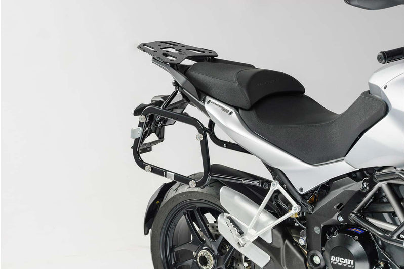 TRAX ADV Aluminium Case System 37/37 litre Ducati Multistrada 1200 / S (10-14) Black