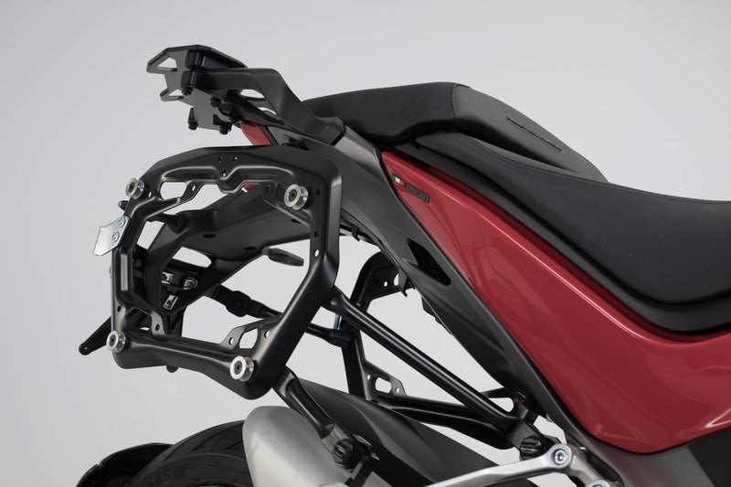 TRAX ADV Aluminium Case System 45/45 litre Ducati Multistrada 1260 (17-) Black