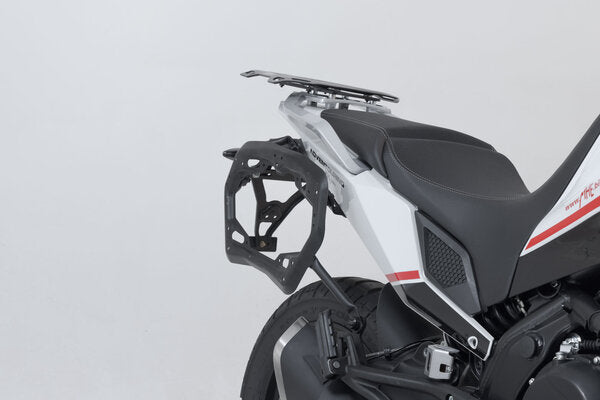 TRAX ADV aluminium case system Moto Morini X-Cape 650 (21-) 45/45 litre Black