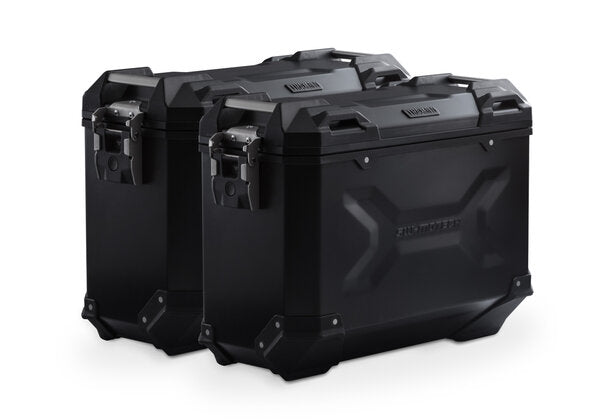 TRAX ADV Aluminum Case System 37/37 liter Ducati Multistrada V4 (20-) Black