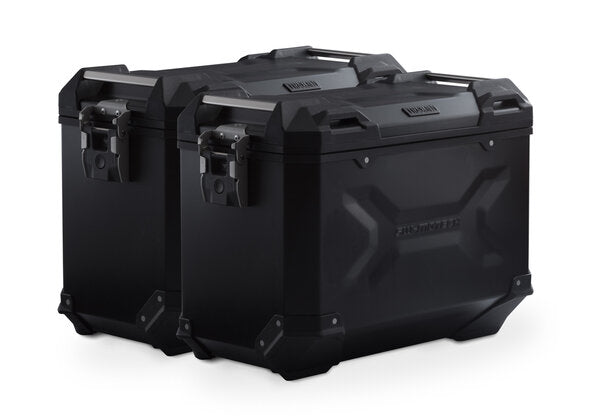 TRAX ADV Aluminum Case System 45/45 liter Ducati Multistrada V4 (20-) Black
